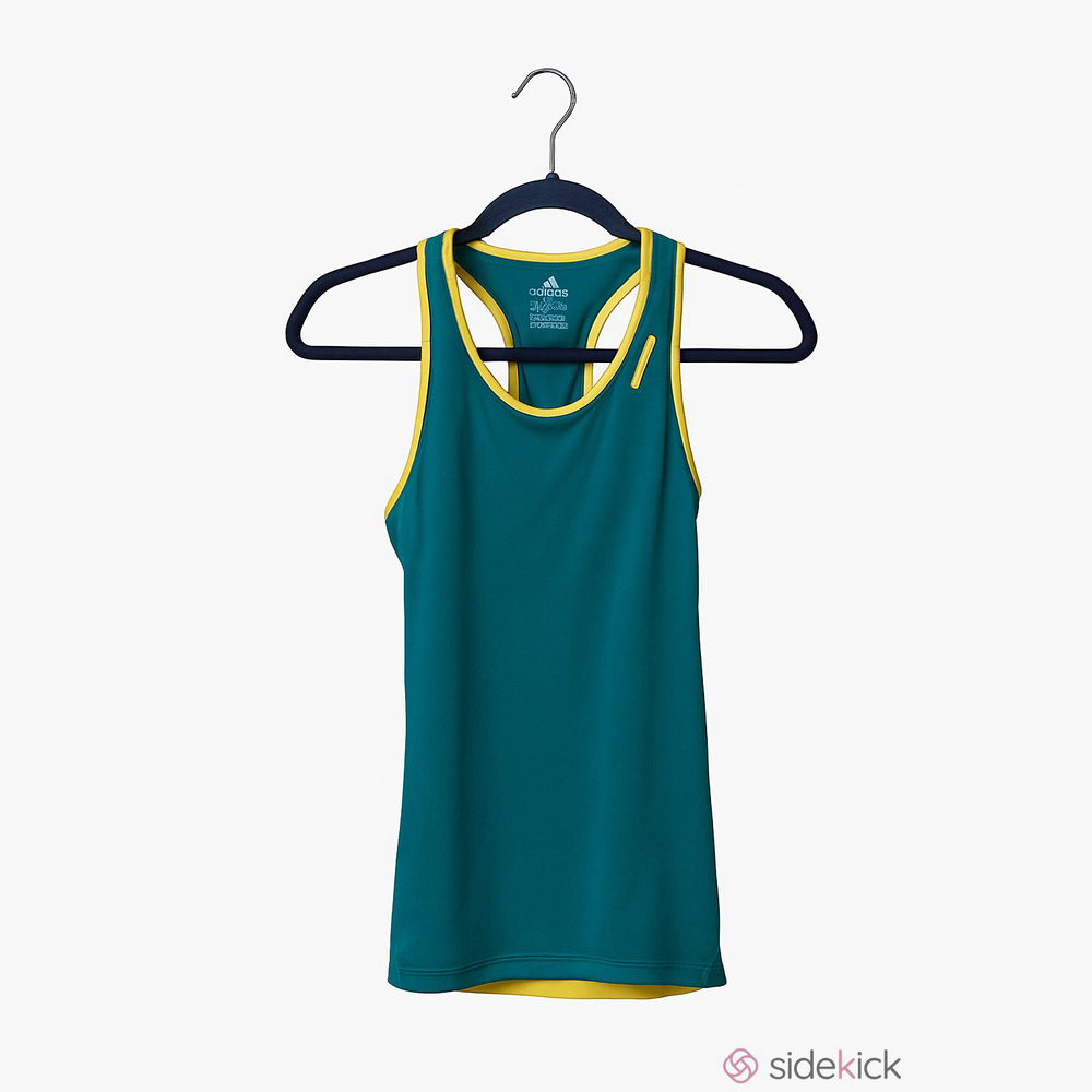 Adidas Blue and Yellow Tank Top
